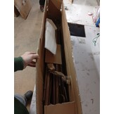 vidaXL Tuinpergola 4x3x2,5 m ijzer antiekbruin