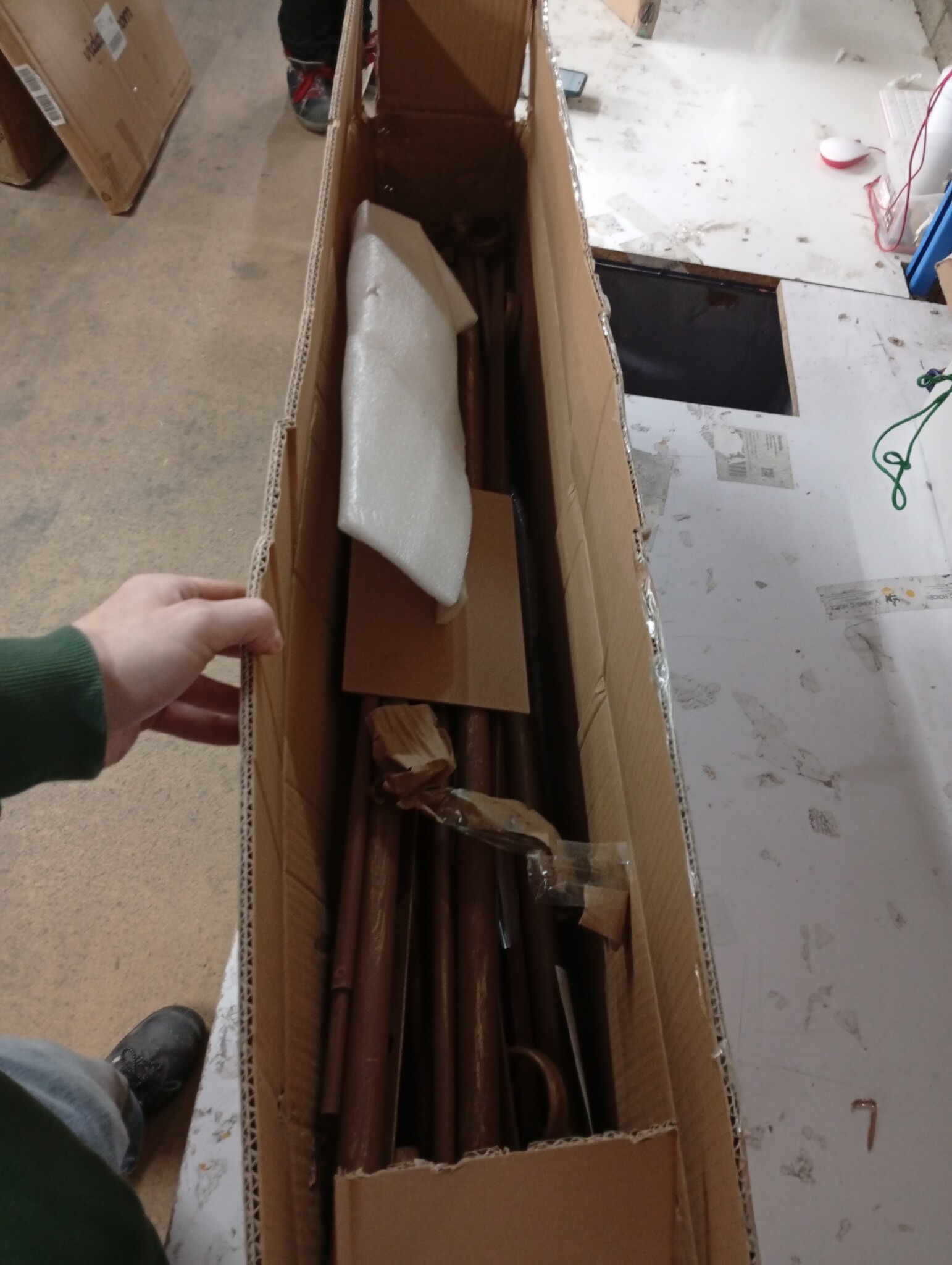 vidaXL Tuinpergola 4x3x2,5 m ijzer antiekbruin