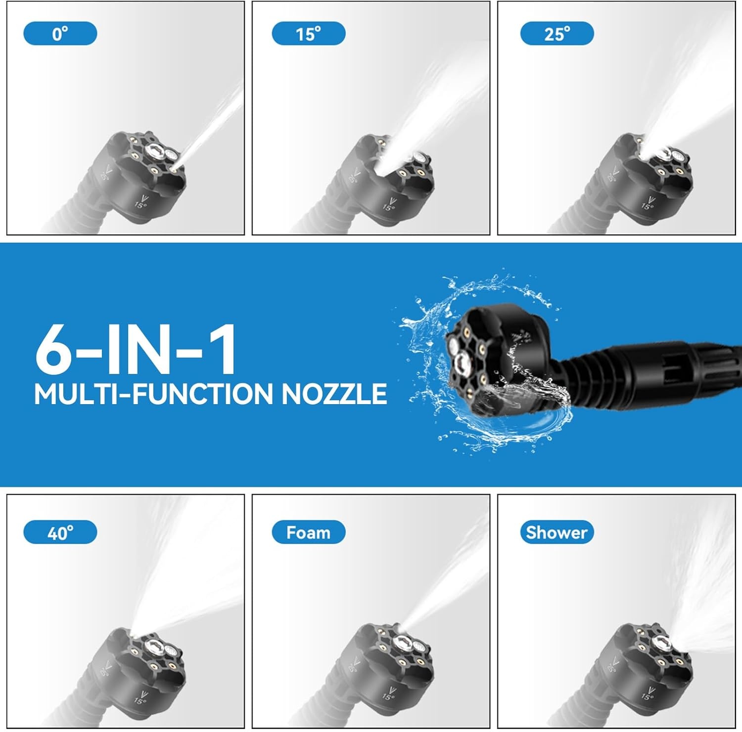 ONEVAN Hogedrukreiniger 60 Bar - 34% Korting