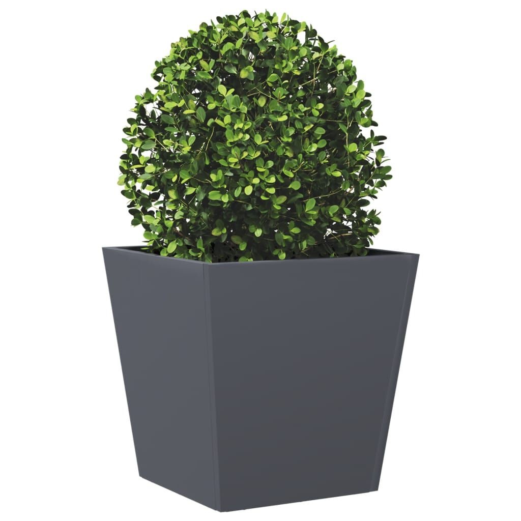 vidaXL Plantenbak Staal Antraciet (40x40x40cm) - 33% Korting