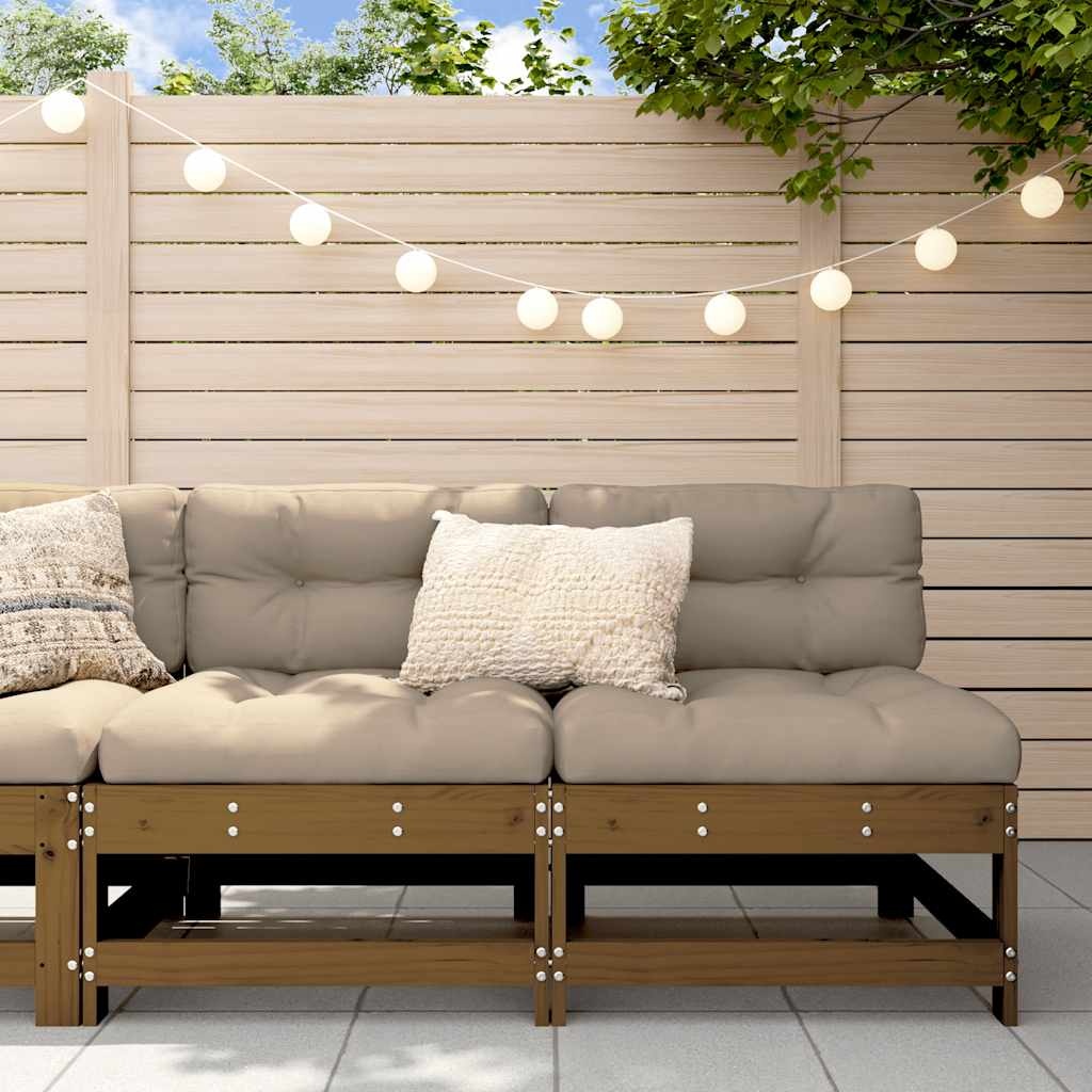 vidaXL Middenbanken met Kussens: 54% Korting (2 st.)