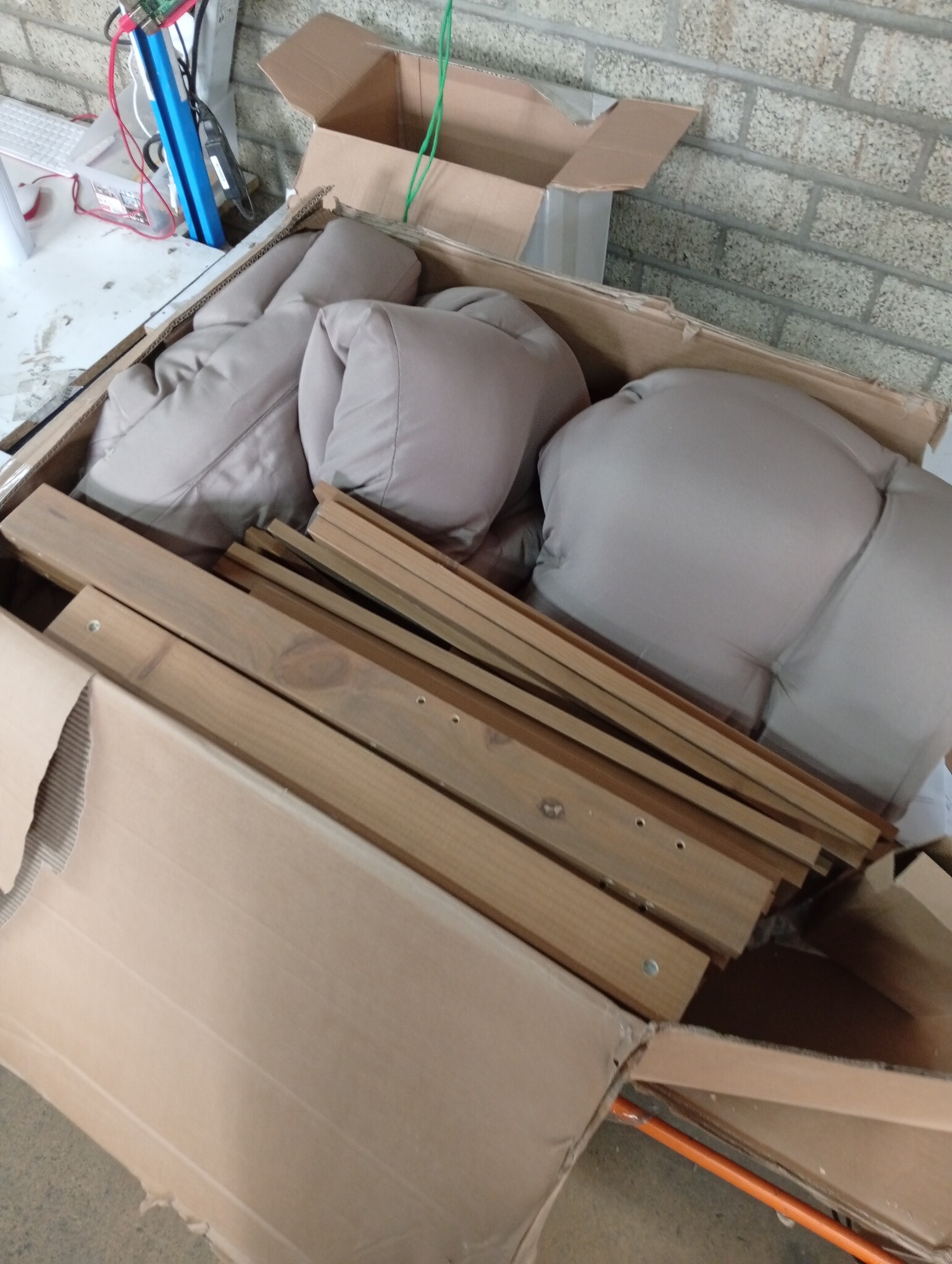 vidaXL Middenbanken met Kussens: 54% Korting (2 st.)