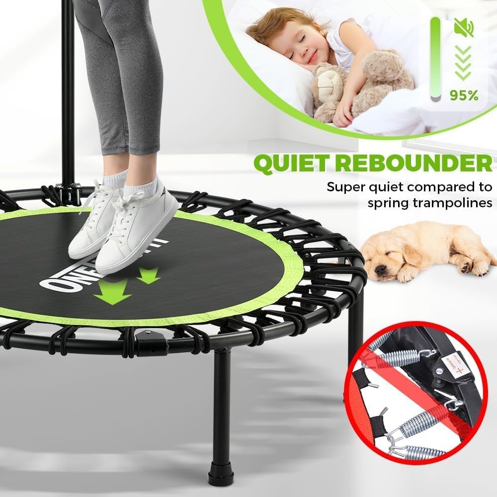 ONETWOFIT Trampoline (30% Korting) - Stil & Opvouwbaar