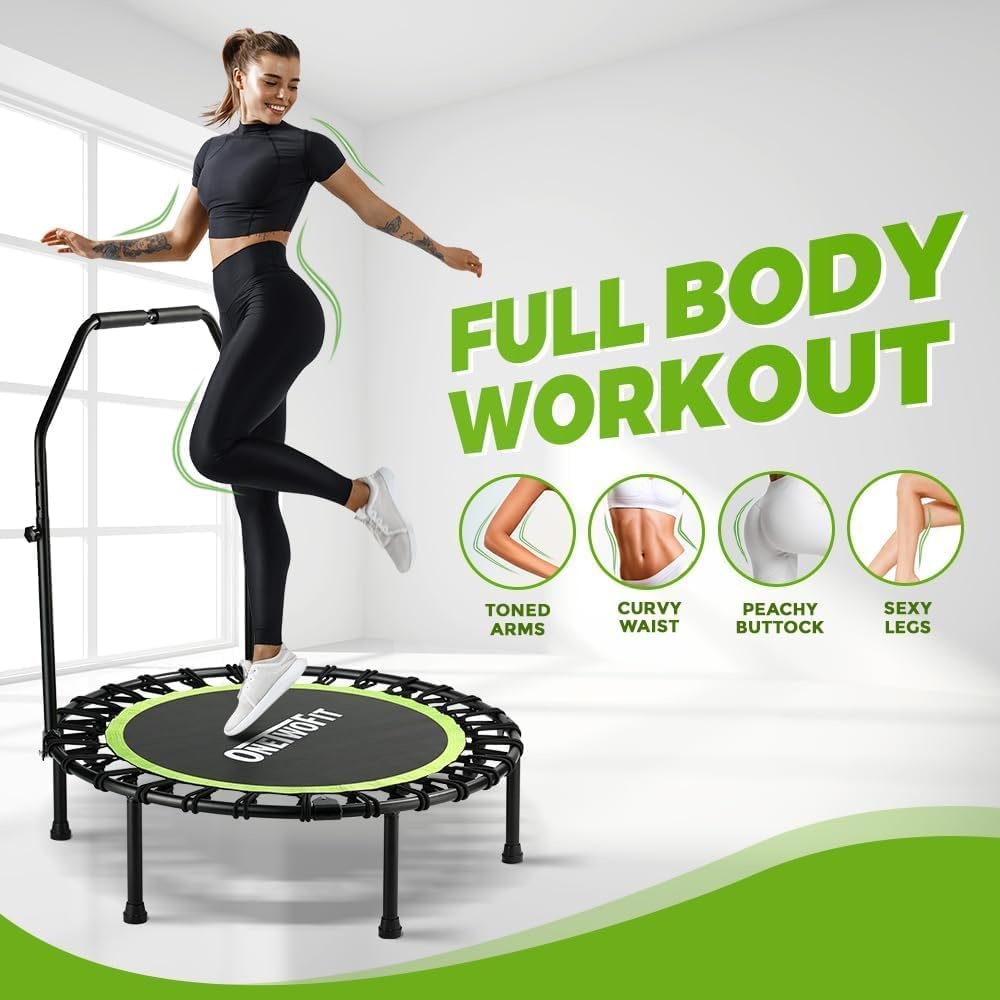 ONETWOFIT Trampoline (30% Korting) - Stil & Opvouwbaar