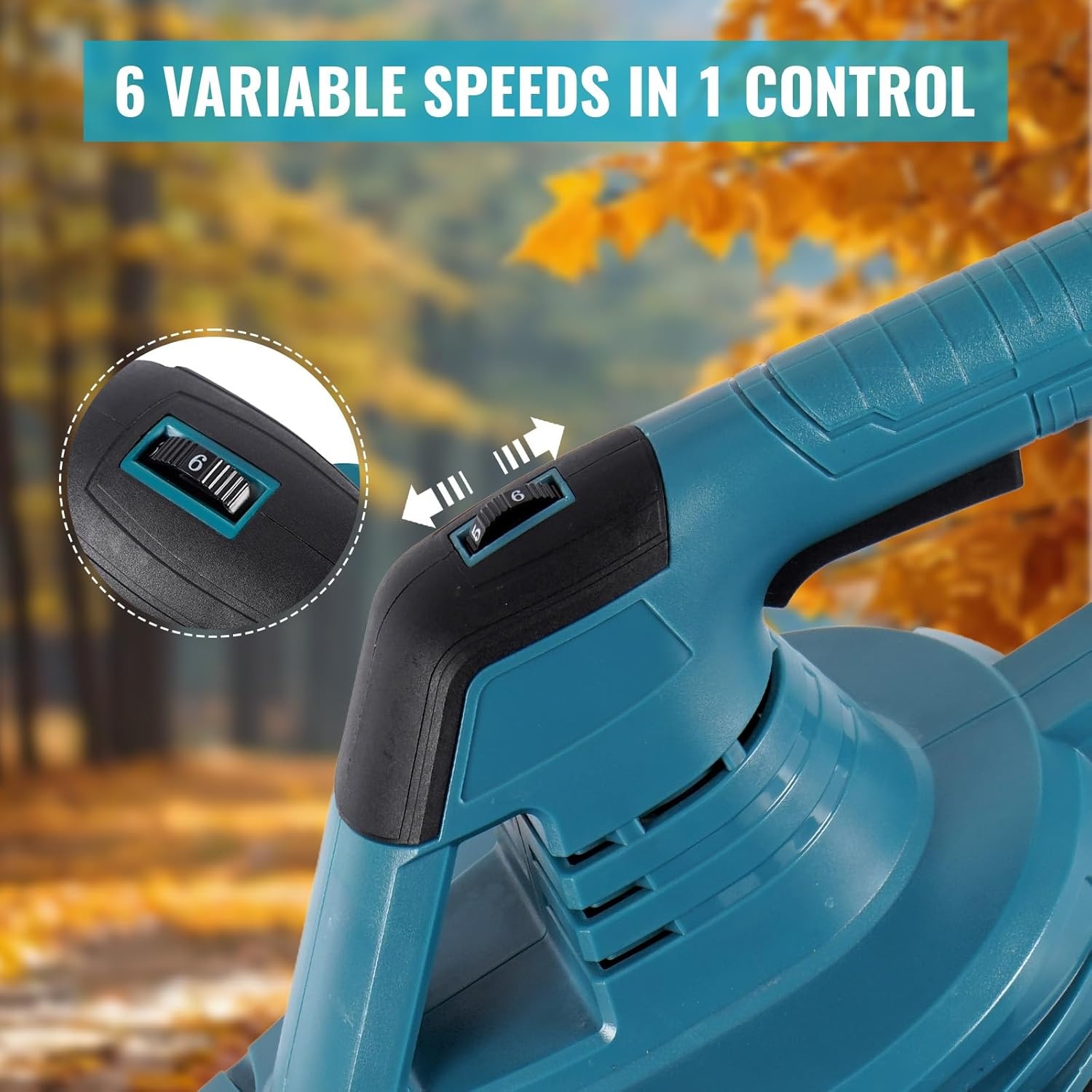 ONEVAN Accu Bladblazer - 350 km/u - 6 Snelheden - 34% Korting!