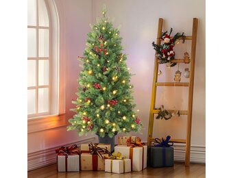 Verlichte Kunstkerstboom Groen - 34% Korting!