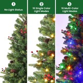 Verlichte Kunstkerstboom Groen - 34% Korting!