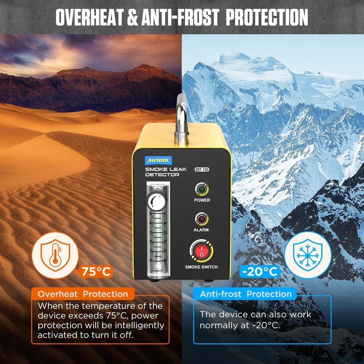 AUTOOL SDT103 Rooklekdetector Auto - 29% Korting!