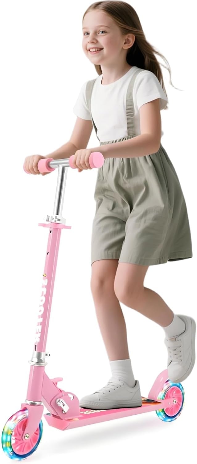 Opvouwbare Kinderstep met LED-wielen - 33% Korting!