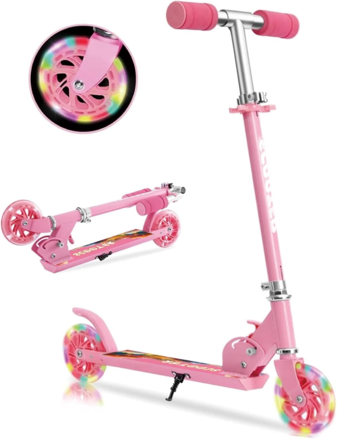 Opvouwbare Kinderstep met LED-wielen - 33% Korting!