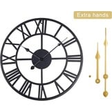 Lafocuse Wandklok Zwart Metaal 40cm - 29% Korting!