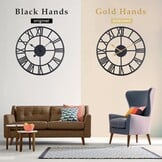 Lafocuse Wandklok Zwart Metaal 40cm - 29% Korting!