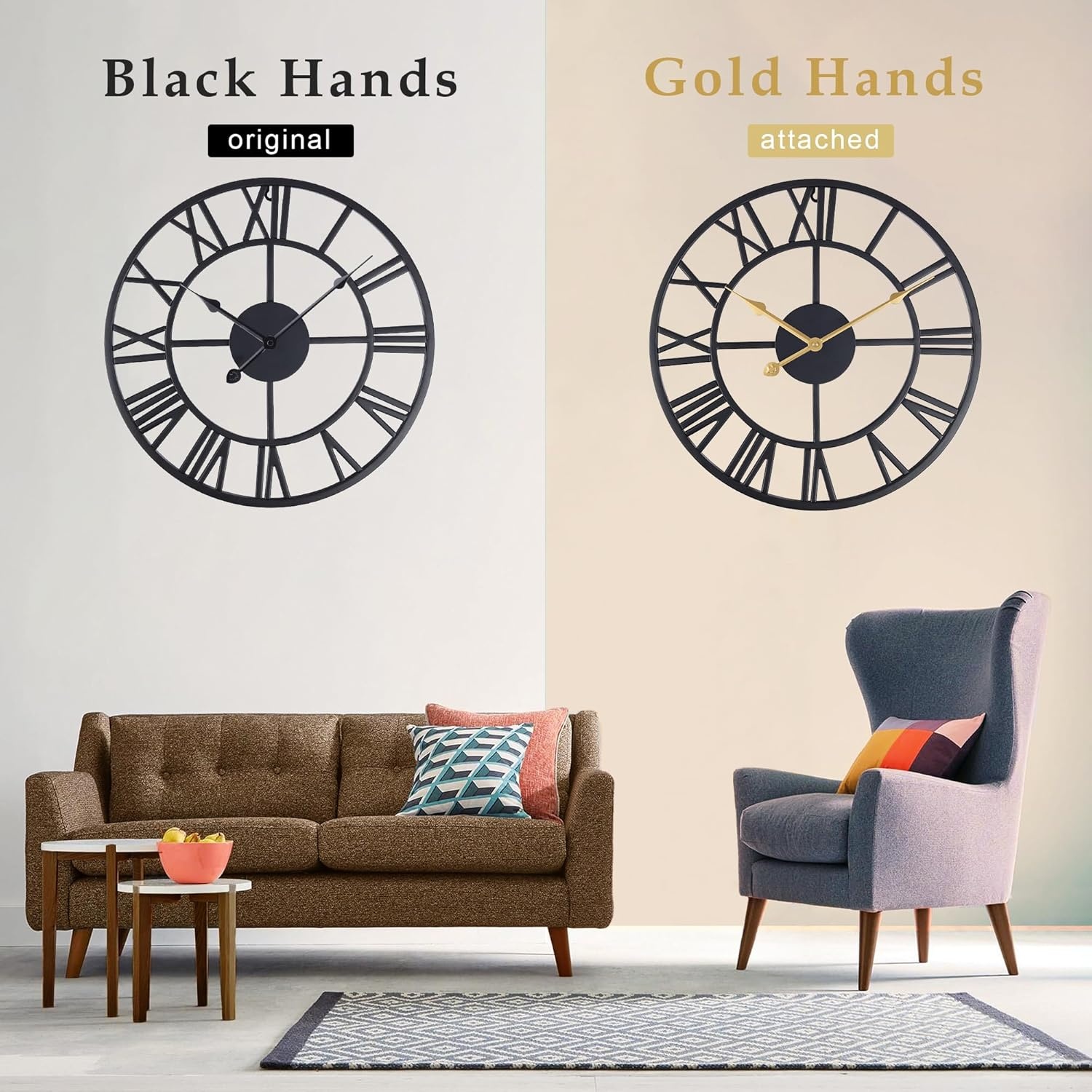 Lafocuse Wandklok Zwart Metaal 40cm - 29% Korting!