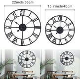 Lafocuse Wandklok Zwart Metaal 40cm - 29% Korting!