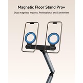 TELESIN Tablet Floor Stand, live uitzendstandaard met dubbele positie