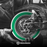 MOOVMOOV E-step band 10 x 2,50 cm - compatibel met Dualtron, Inokim, Kaabo & Zero - combineerbaar met slang - extra hechting - 10 inch nylon