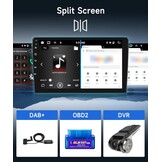 2G+64G Draadloze CarPlay Android 13 Autoradio 2 Din voor Opel Meriva B 2009-2014 met Android Auto Navigatie GPS WIFI 9 inch Autoradio met Mirror Link Bluetooth FM/RDS Radio DAB/OBD/DVR/EQ/SWC Achterui