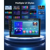 2G+64G Draadloze CarPlay Android 13 Autoradio 2 Din voor Opel Meriva B 2009-2014 met Android Auto Navigatie GPS WIFI 9 inch Autoradio met Mirror Link Bluetooth FM/RDS Radio DAB/OBD/DVR/EQ/SWC Achterui