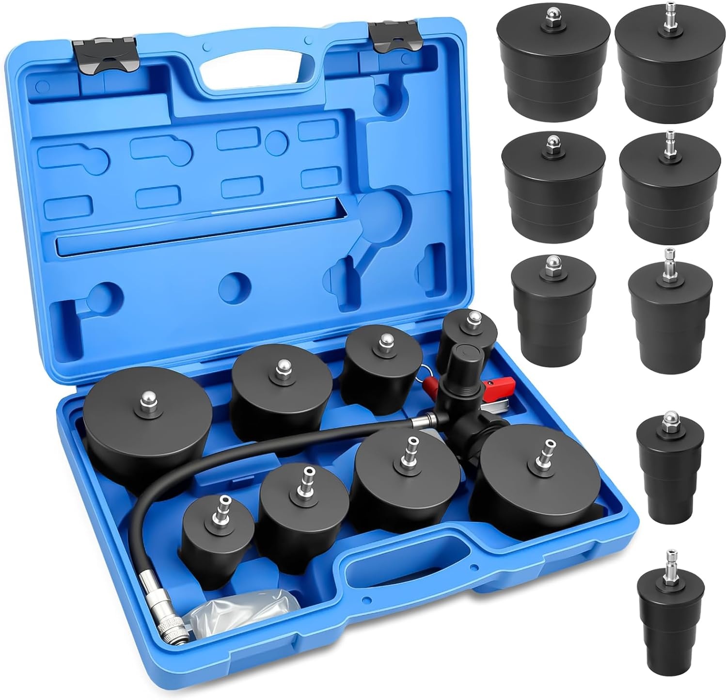 9-delige Turbosysteem Lege Lucht Detector Set voor Intercoolers en Drukleidingen