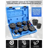 9-delige Turbosysteem Lege Lucht Detector Set voor Intercoolers en Drukleidingen