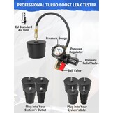 9-delige Turbosysteem Lege Lucht Detector Set voor Intercoolers en Drukleidingen
