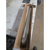 vidaXL Rolgordijn voor buiten 100x270 cm crème