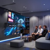 BONTEC TV Beugel voor 60-110" Flach & Curved LCD/LED TV, Uitschuifbaar tot 1016 mm, Zwaar Uitgevoerd Draaibaar TV Muurbeugel, Max. 125 kg, VESA 800x600 mm, voor Thuisbioscoop en Kantoor