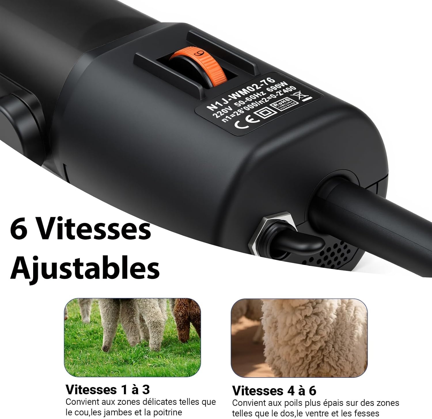 Elektrisch Schaapscheerapparaat 690W - Nu 34% Korting!