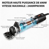 Elektrisch Schaapscheerapparaat 690W - Nu 34% Korting!