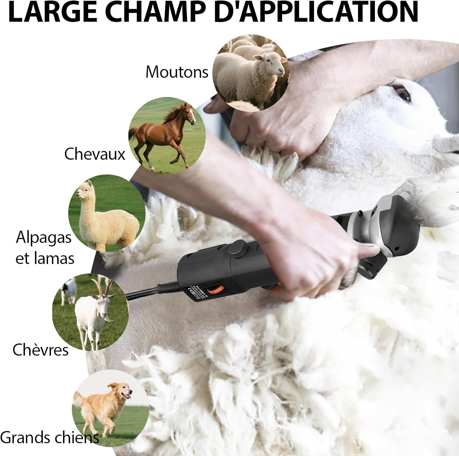 Elektrisch Schaapscheerapparaat 690W - Nu 34% Korting!