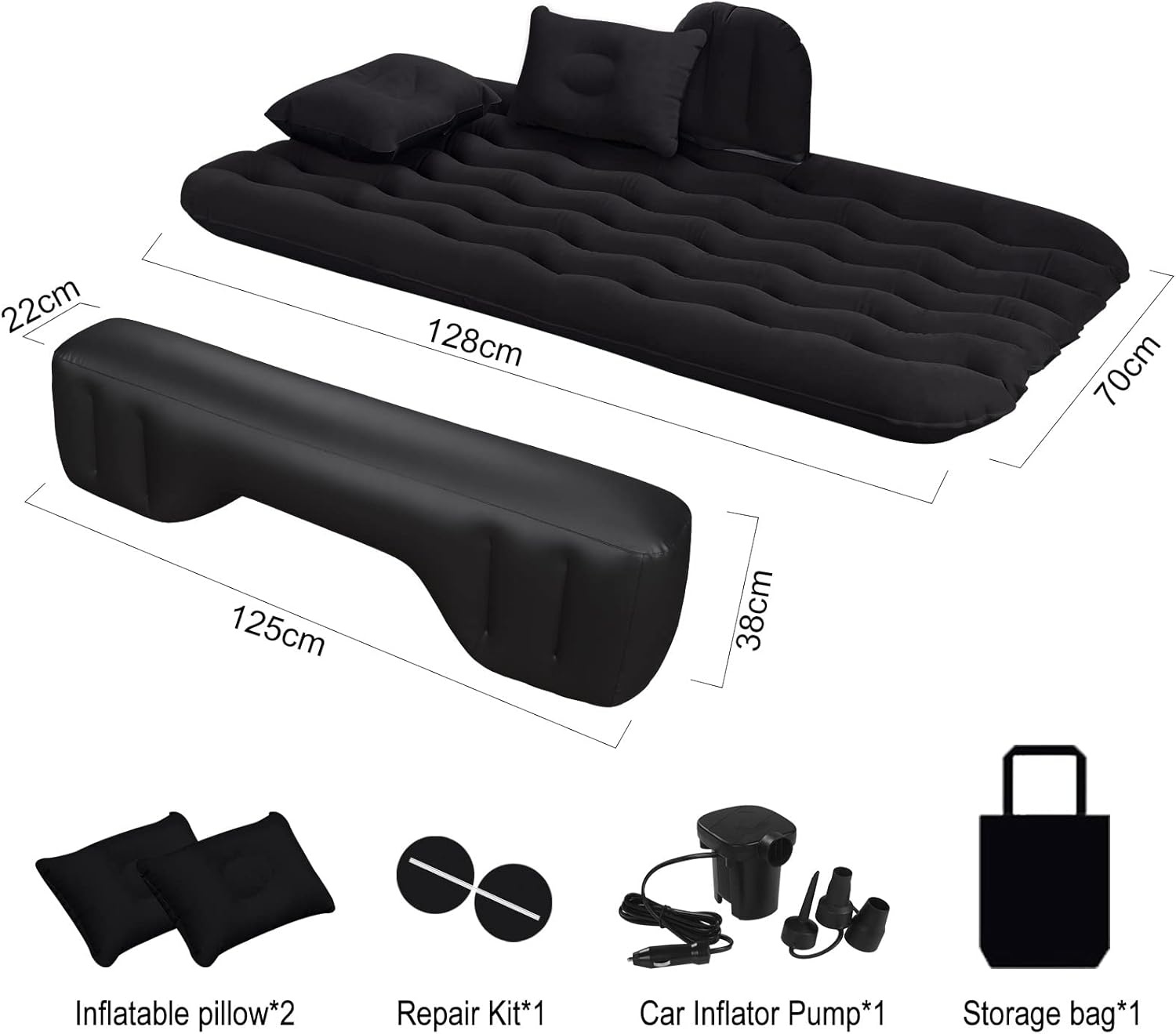 Opblaasbaar Auto Luchtbed met 33% Korting - Familie & Kamperen