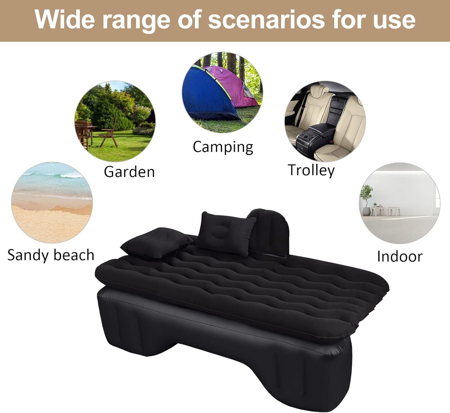 Opblaasbaar Auto Luchtbed met 33% Korting - Familie & Kamperen