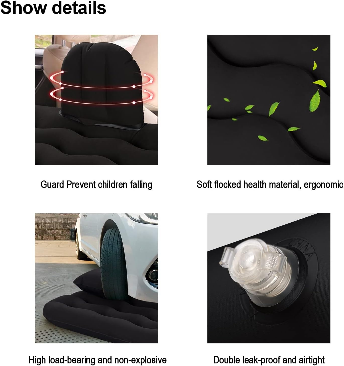 Opblaasbaar Auto Luchtbed met 33% Korting - Familie & Kamperen