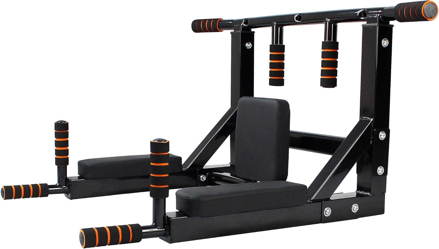 Leogreen Wand Pull-Up Bar Zwart - 34% Korting!