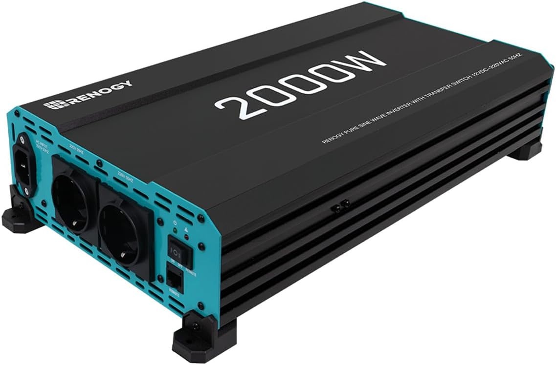 Renogy Zuivere Sinus Omvormer 2000W - 35% Korting