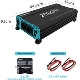 Renogy Zuivere Sinus Omvormer 2000W - 35% Korting