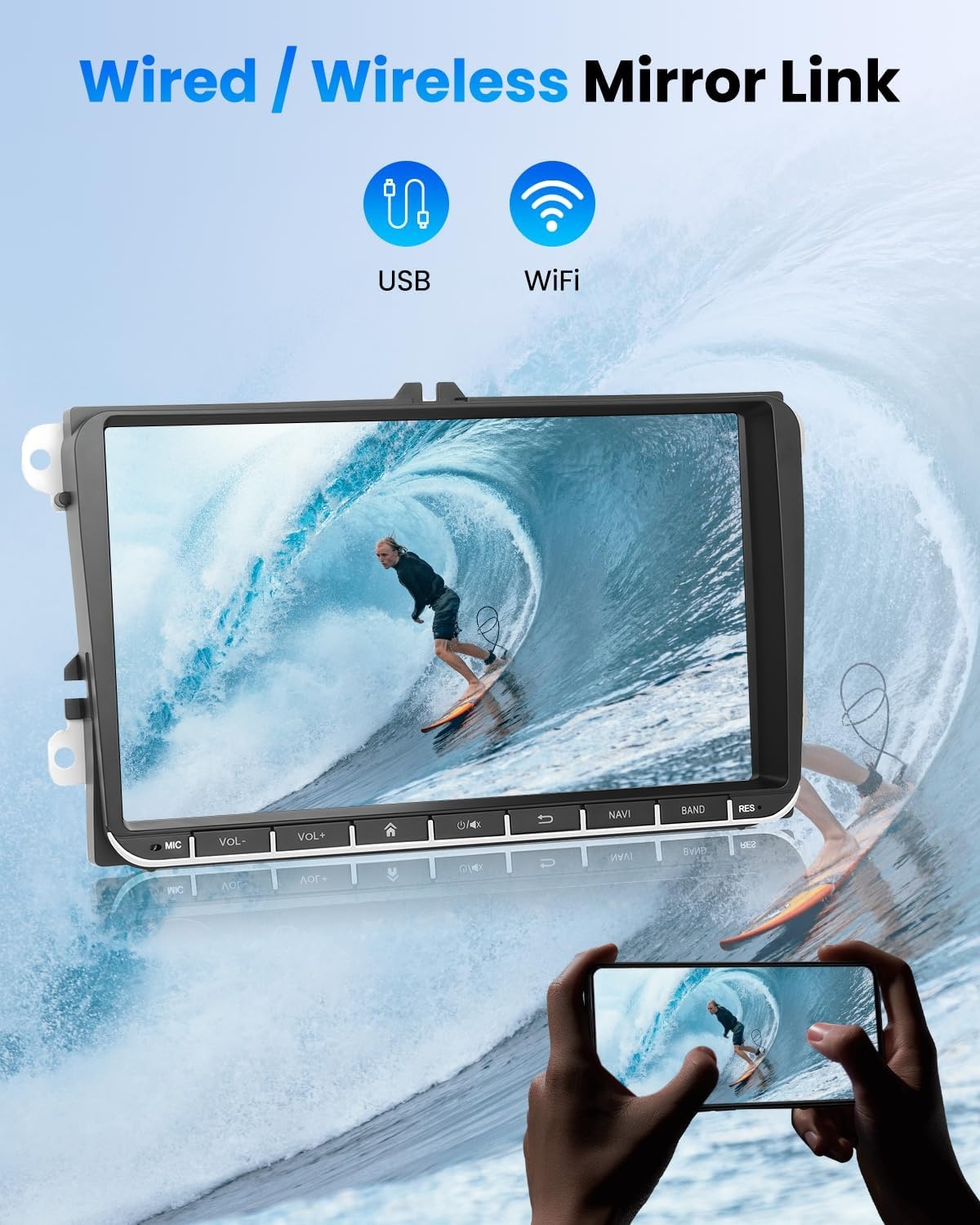 Android 13 Autoradio 9" VW Golf/Passat - 34% Korting!