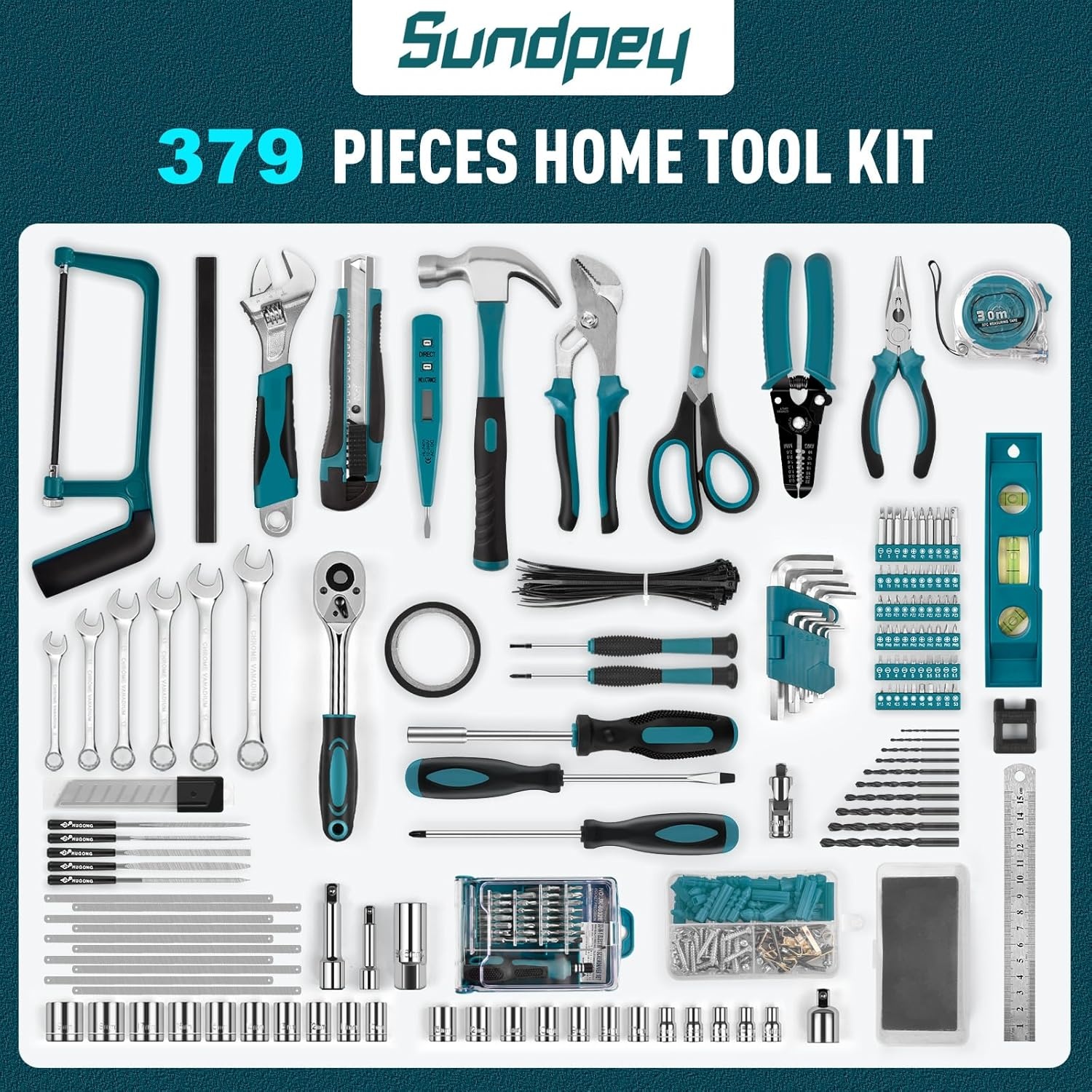 Sundpey Gereedschapskoffer 379-delig - 34% Korting!