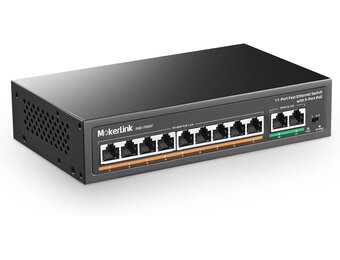 MokerLink PoE Switch 11 Poorten | 34% Korting