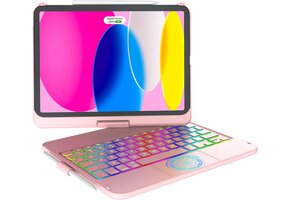 KARFUN iPad 10e Gen Hoes met Toetsenbord & 360° Rotatie - 52% Korting!