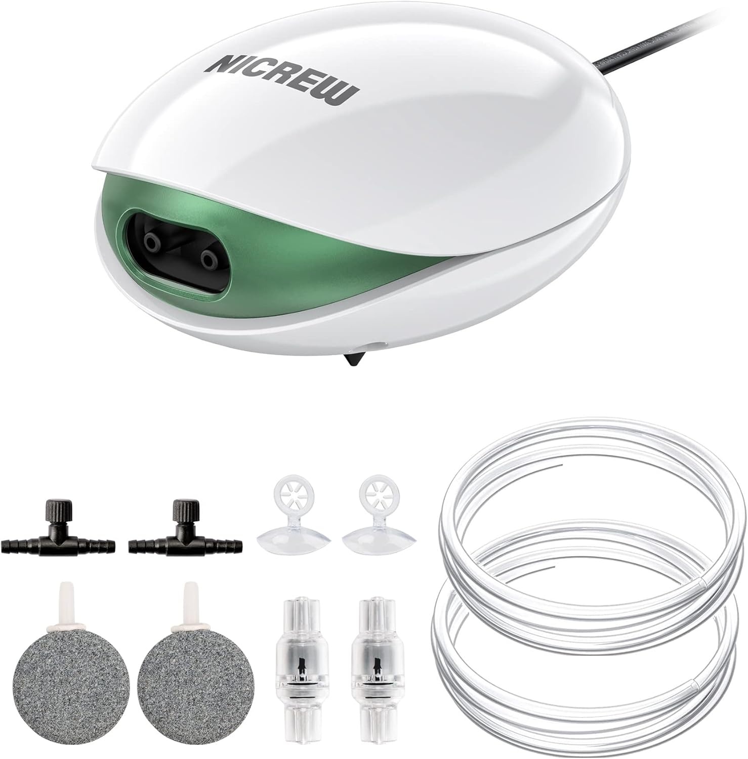NICREW Aquarium Luchtpomp | Stil & Krachtig | 32% Korting