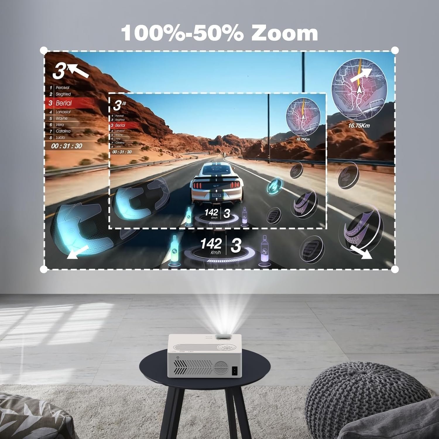 Mini Projector Full HD 1080p met 28% Korting