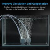 NICREW Aquarium Luchtpomp | Stil & Krachtig | 32% Korting