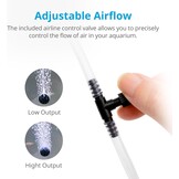 NICREW Aquarium Luchtpomp | Stil & Krachtig | 32% Korting