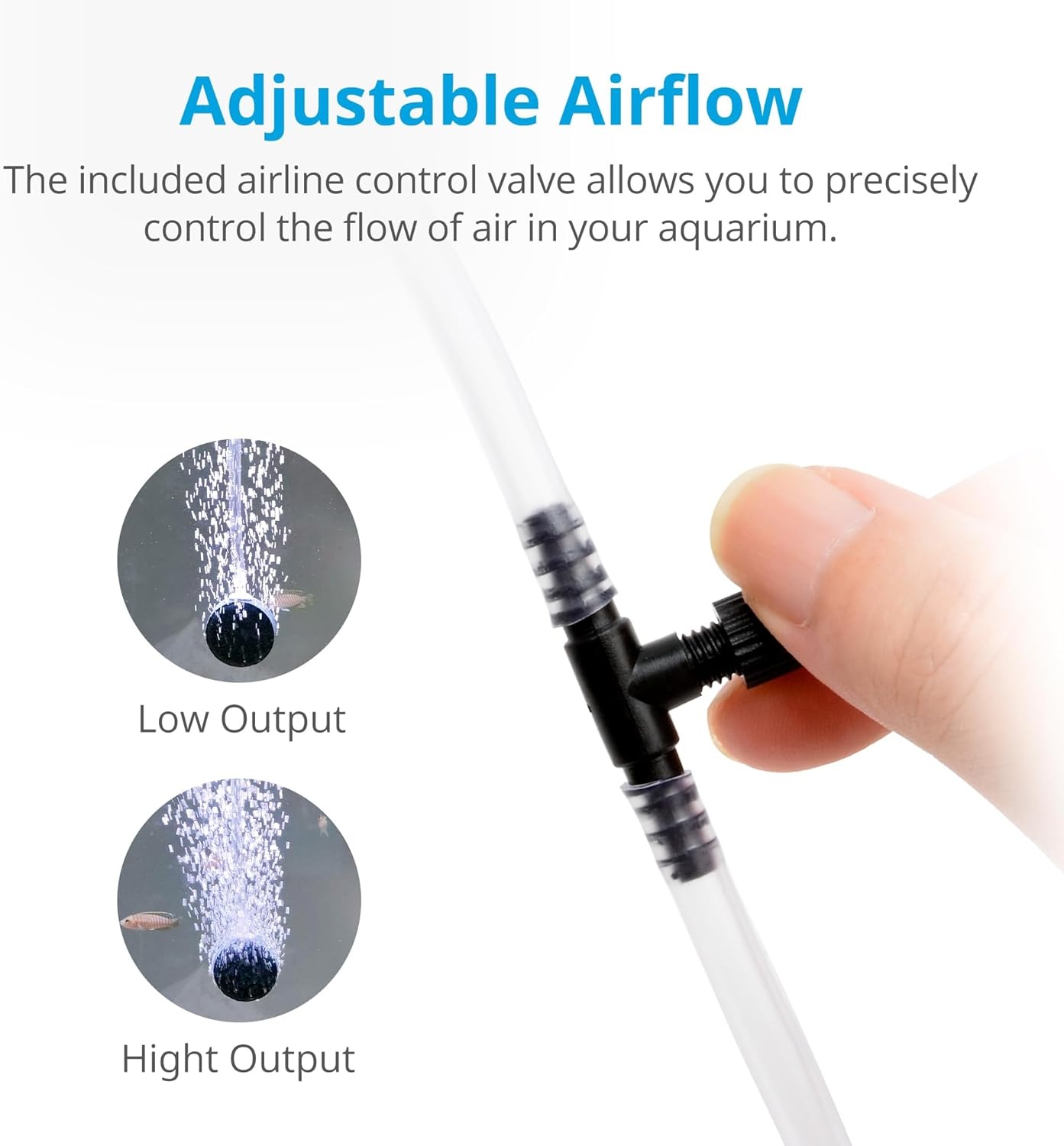 NICREW Aquarium Luchtpomp | Stil & Krachtig | 32% Korting