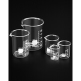 QWORK® Glazen Maatbekers Set (5 stuks) - 27% Korting!