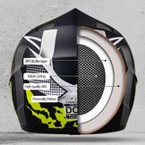 Jeugd Motorcross Helm Geel, Compleet met Vizier & Accessoires - 34% Korting!