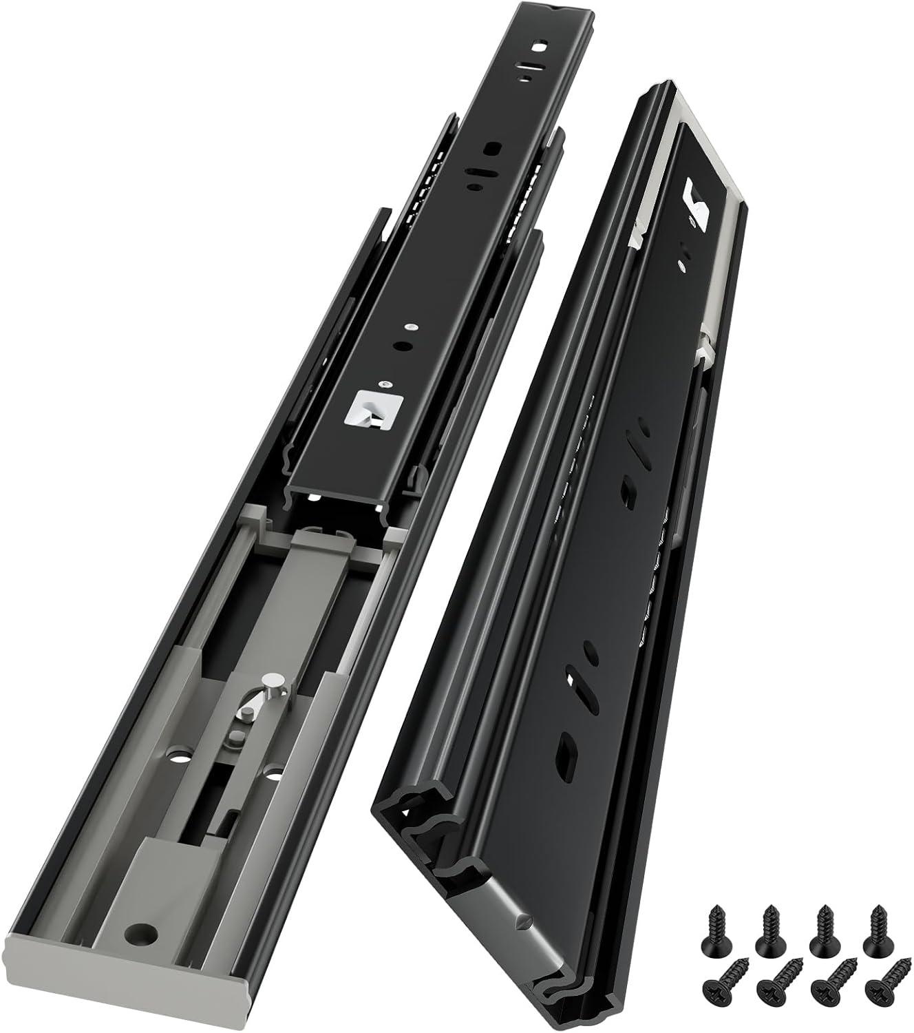 14" Zwarte Ladegeleiders - 28% Korting - Push-to-Open