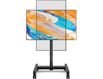 TVON Mobiele TV-Standaard met Wieltjes - 34% Korting!