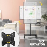 TVON Mobiele TV-Standaard met Wieltjes - 34% Korting!